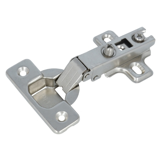 Keukenscharnier opliggend met montageplaat