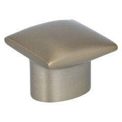 Knop kussentje 30x30 mm licht brons