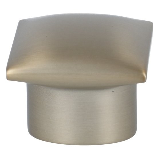 Knop kussentje 30x30 mm licht brons - Afbeelding 3