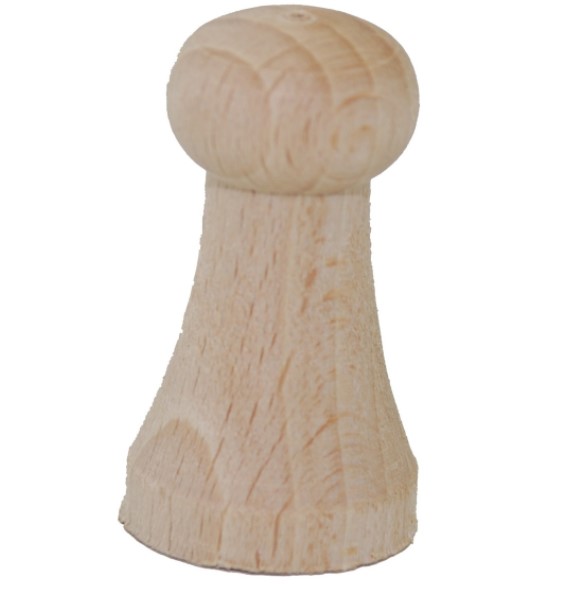 Meubelknop beuken 17 mm