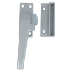 ODShop raamsluiting met sluitplaat links aluminium grijs gelakt