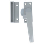 ODShop raamsluiting met sluitplaat rechts aluminium grijs gelakt