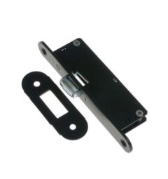 Rolslot met zwarte voorplaat 156x22 mm