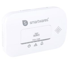 Smartwares koolmonoxide melder type FGA13081 met sensor wit