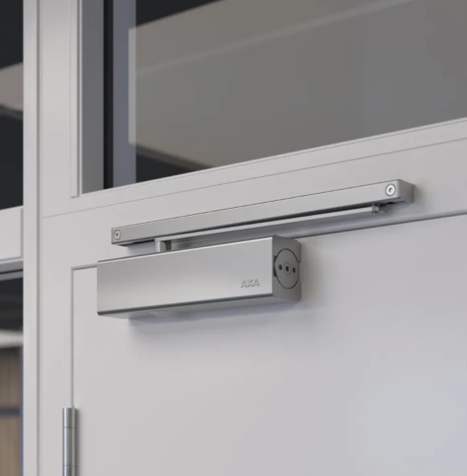 AXA deurdranger 7508 met glijarm sluitkracht 1-3 grijs - Afbeelding 3