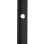 AXA veiligheidsschild Curve buiten krukgat-blind aluminium zwart