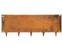 Cortenstaal borderrand 40x106 cm flexibel