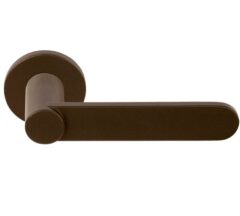 Deurkruk TENSE BB103-G op rozet brons