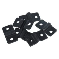 Draadpaneelklem 4 mm staal zwart 6 stuks