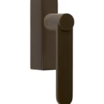 Draaikiepgarnituur TENSE BB103-DKLOCK links brons