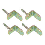 L-beslag met schroef gegalvaniseerd verzinkt 4 stuks