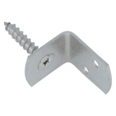 L-steun met schroef rvs