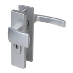 Nemef veiligheidsbeslag PC55 kortschild knopkruk 3405-II met kerntrek beveiliging SKG3 aluminium F1