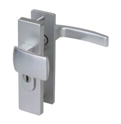 Nemef veiligheidsbeslag PC55 kortschild knopkruk 3405-II met kerntrek beveiliging SKG3 aluminium F1