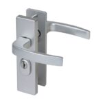 Nemef veiligheidsbeslag PC55 kortschild krukkruk 3407-II met kerntrek beveiliging SKG3 aluminium F1