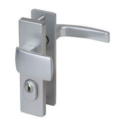 Nemef veiligheidsbeslag PC72 kortschild knopkruk 3405-II met kerntrek beveiliging SKG3 aluminium F1