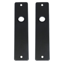 ODShop kortschild blind aluminium zwart