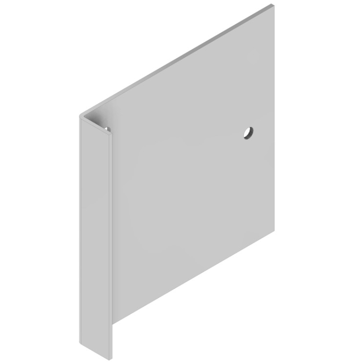 Olda sluitplaat type SP10 tbv automatische kantschuif voor houten deuren rvs