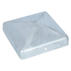 Paalkapje met punt 90x90 mm verzinkt