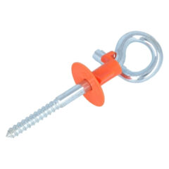 Schommelhaak met veiligheidsclip staal