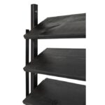 Set Flex Fence draaibare lamellen 50cm rvs zwart