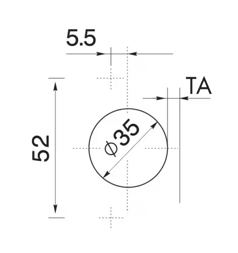 Würth keukenscharnier met softclosing opliggend - Afbeelding 3