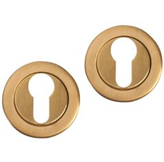 Differnz set van 2 cilinderplaatjes rond goud