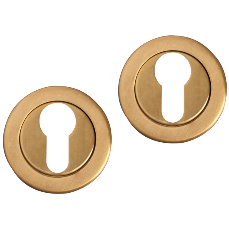 Differnz set van 2 cilinderplaatjes rond goud