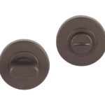 Differnz wc-sluiting rond donker brons