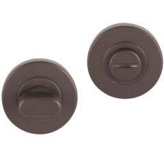 Differnz wc-sluiting rond donker brons