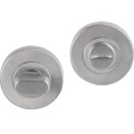 Differnz wc-sluiting rond mat chroom