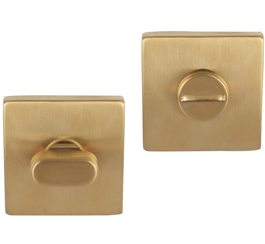 Differnz wc-sluiting vierkant goud