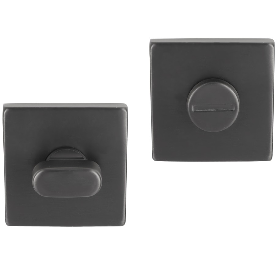 Differnz wc-sluiting vierkant gunmetal