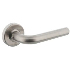 Intersteel enkele deurklink Luzern op rozet verdekt ø53x10mm rvs