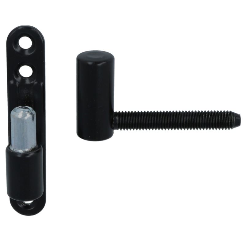 Renovatiescharnier voor opschroeven/inboren zwart - Afbeelding 3