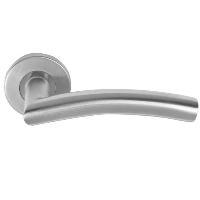 Differnz Essence deurklink boog op rond rozet mat chroom