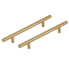 Differnz meubelgreep Amsterdam 128 mm goud 2 stuks