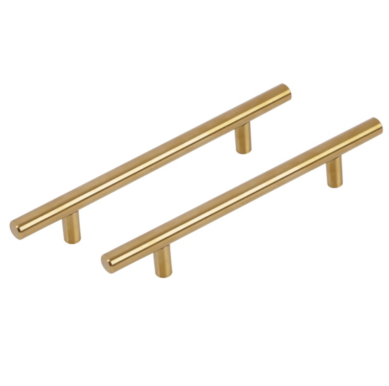 Differnz meubelgreep Amsterdam 128 mm goud 2 stuks