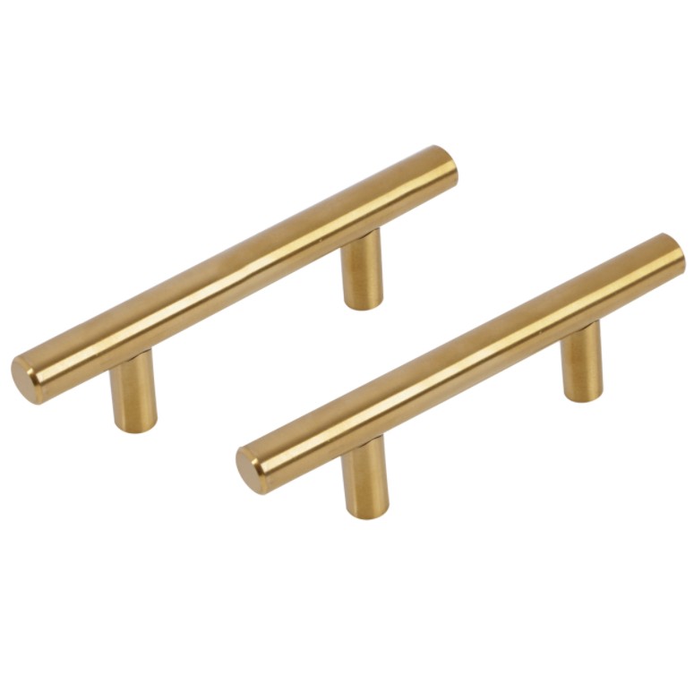 Differnz meubelgreep Amsterdam 64 mm goud 2 stuks