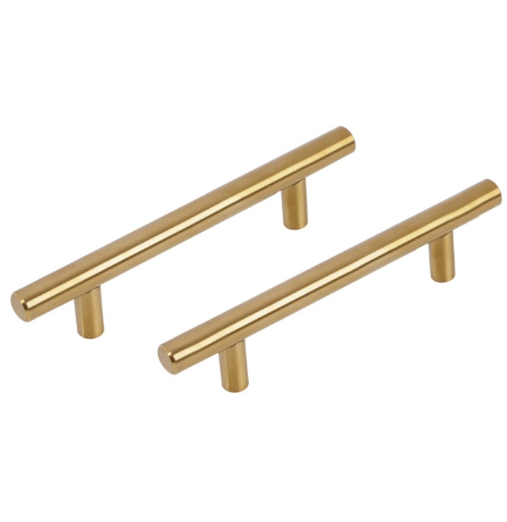 Differnz meubelgreep Amsterdam 96 mm goud 2 stuks