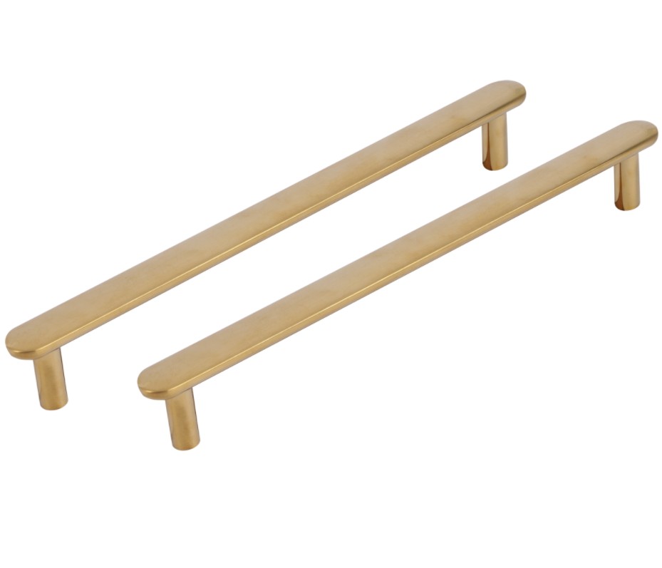 Differnz meubelgreep Eindhoven plat 160 mm goud 2 stuks