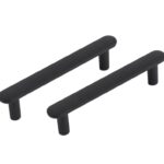 Differnz meubelgreep Eindhoven plat 96 mm mat zwart 2 stuks