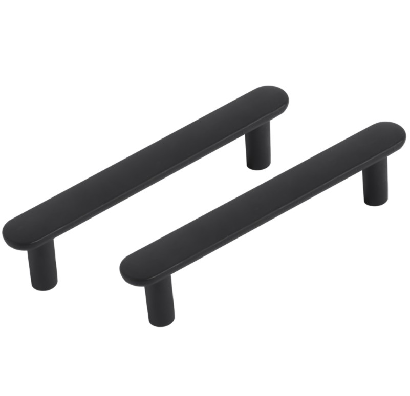 Differnz meubelgreep Eindhoven plat 96 mm mat zwart 2 stuks