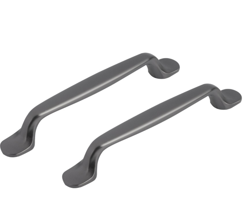 Differnz meubelgreep Groningen 128 mm gunmetal 2 stuks