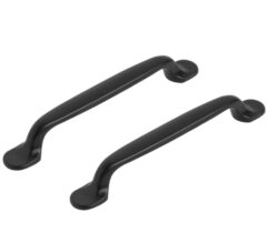 Differnz meubelgreep Groningen 128 mm mat zwart 2 stuks
