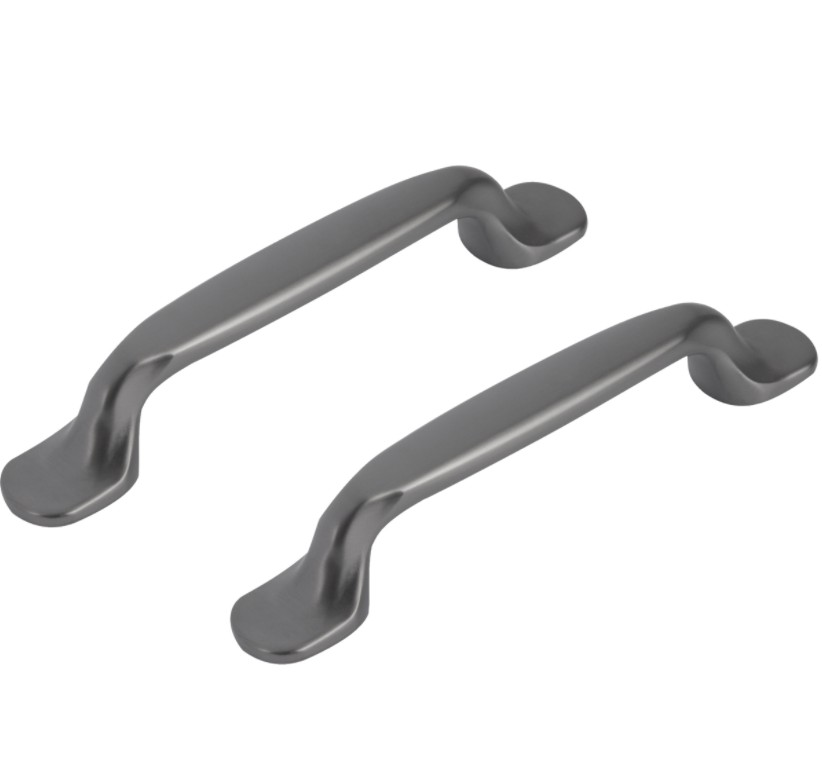 Differnz meubelgreep Groningen 96 mm gunmetal 2 stuks