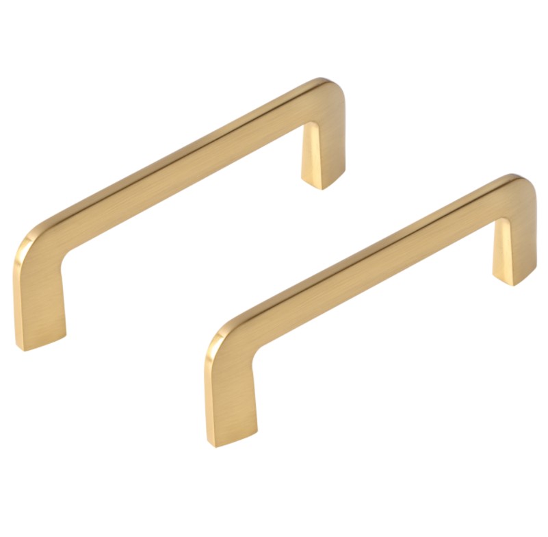 Differnz meubelgreep Rotterdam 96 mm goud 2 stuks