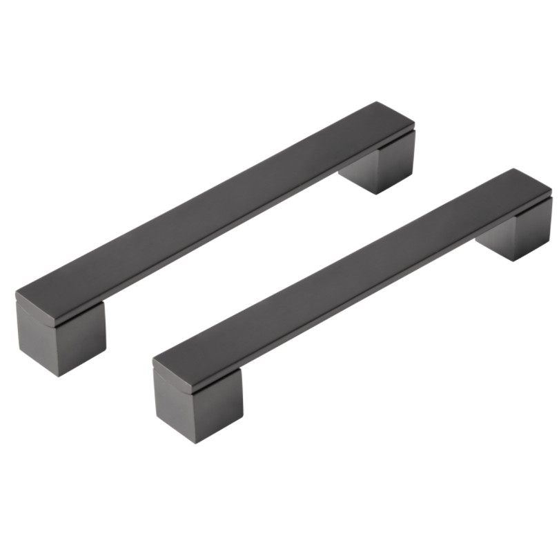 Differnz meubelgreep Tilburg 160 mm gunmetal 2 stuks