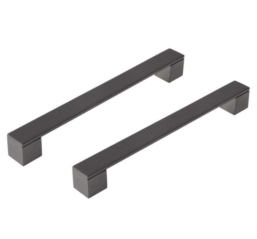 Differnz meubelgreep Tilburg 192 mm gunmetal 2 stuks