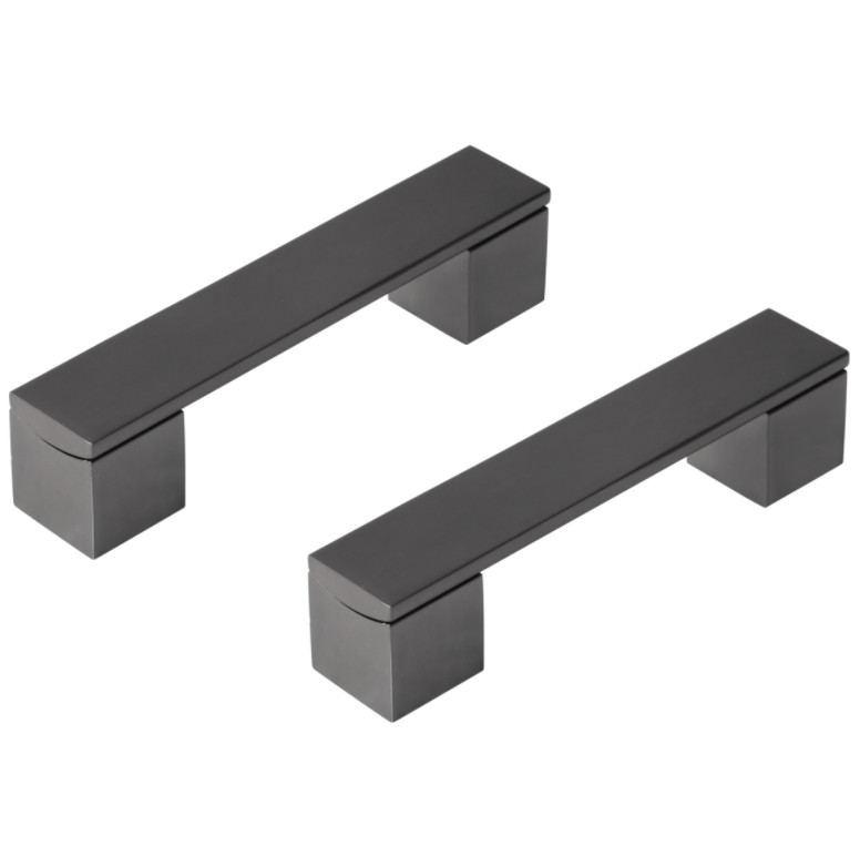 Differnz meubelgreep Tilburg 96 mm gunmetal 2 stuks
